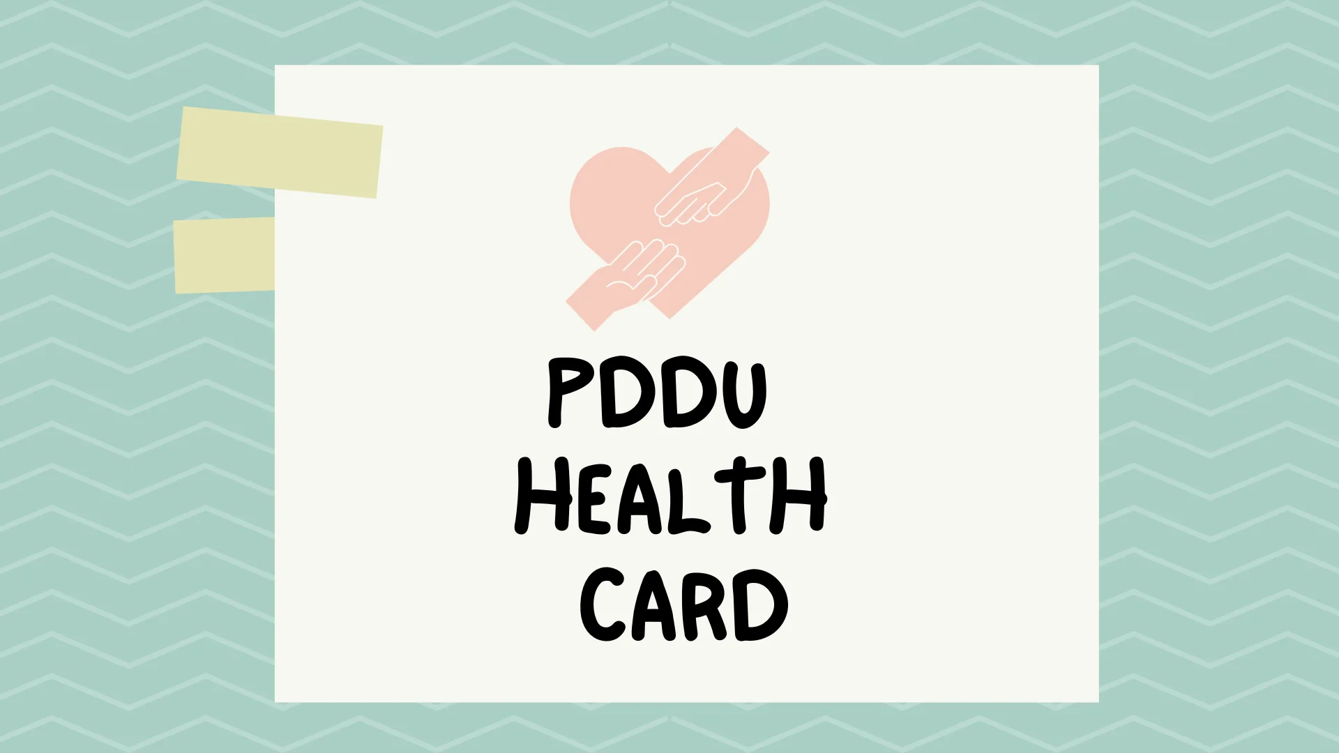 PDDU Health Card