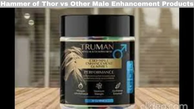 Hammer of Thor vs Other Male Enhancement Products