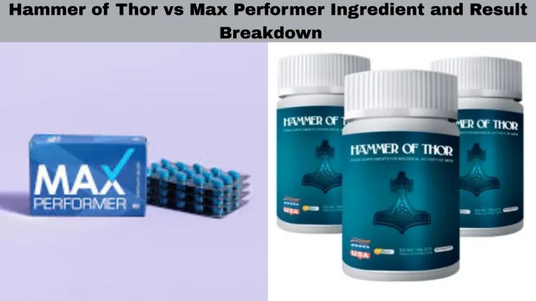 Hammer of Thor vs Max Performer Ingredient and Result Breakdown
