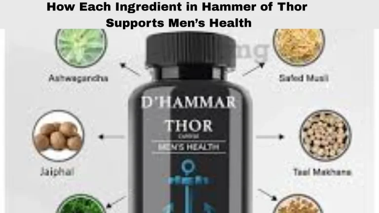 How Each Ingredient in Hammer of Thor Supports Men’s Health