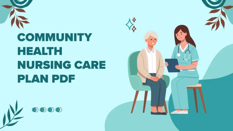 Community Health Nursing Care Plan PDF